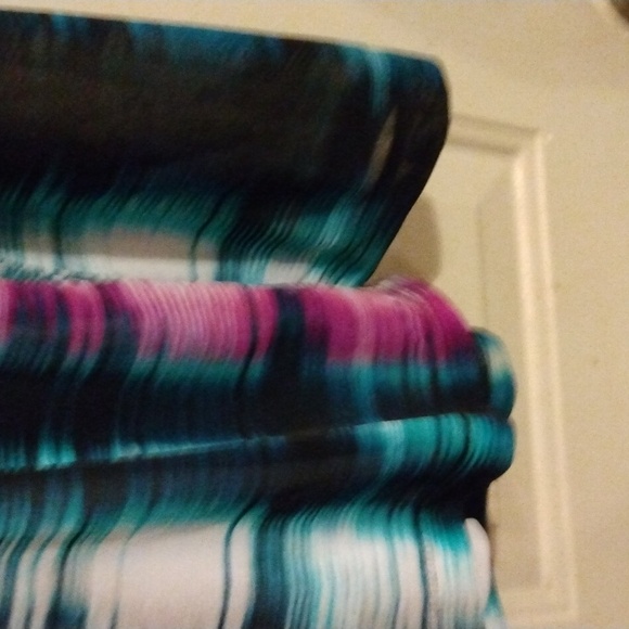 Lg Worthington colorful striped sheer long sleeve shirt - Picture 7 of 7